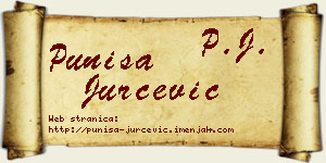 Puniša Jurčević vizit kartica